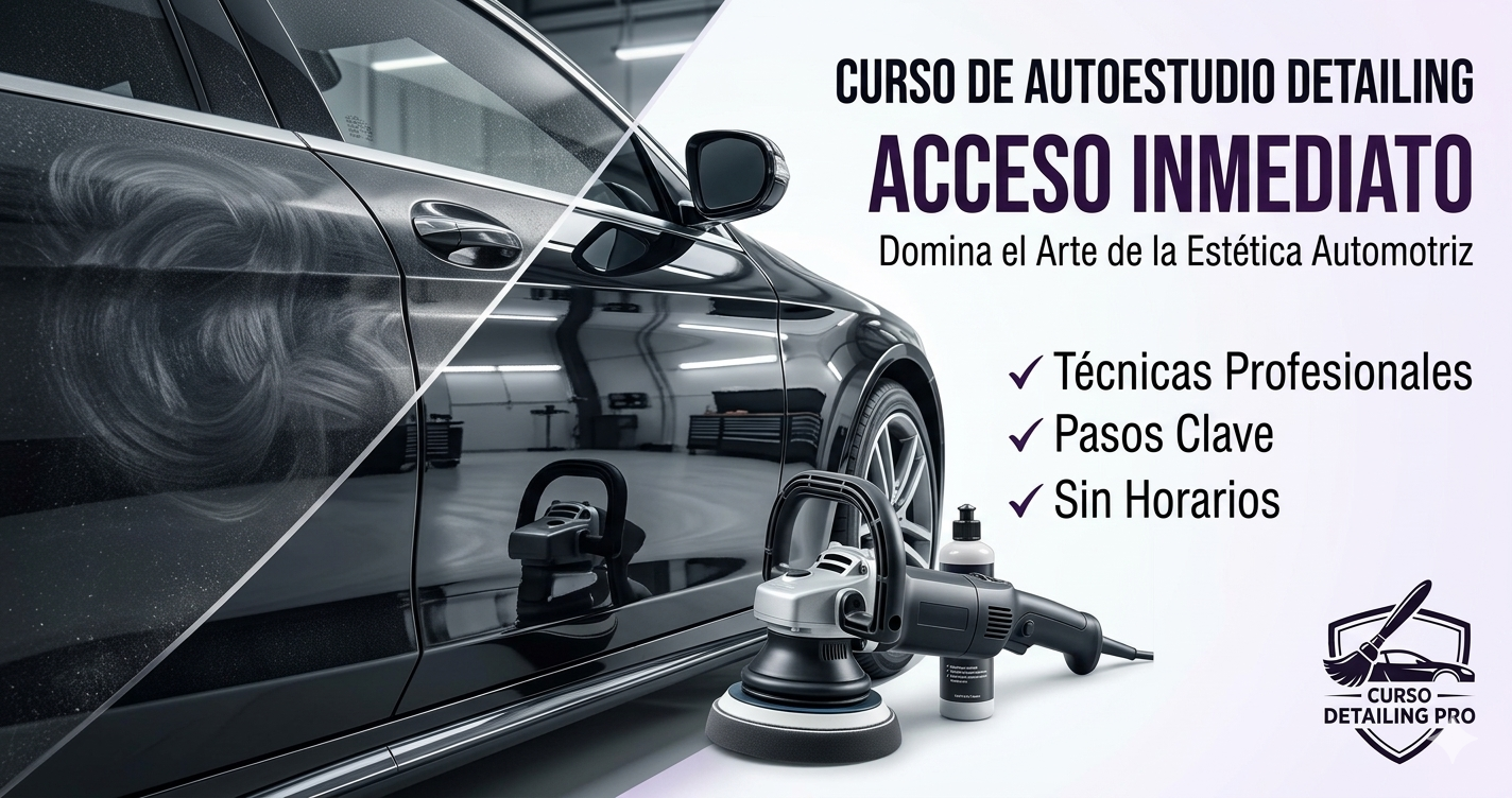 Domina el Detailing Profesional: Guía Completa de Autoestudio